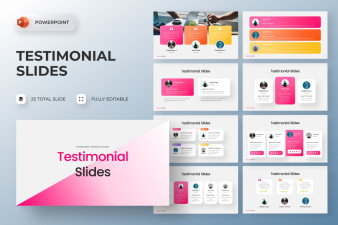 Testimonial Slide PowerPoint Template
